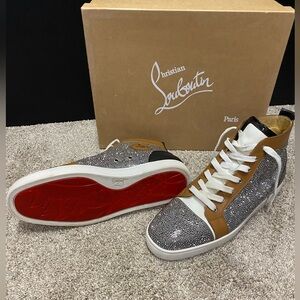 Christian Louboutin diamonds studded sneakers